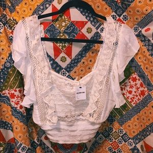 FREE PEOPLE NEW HIPPIE CROP TOP